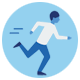 Icono de persona corriendo
